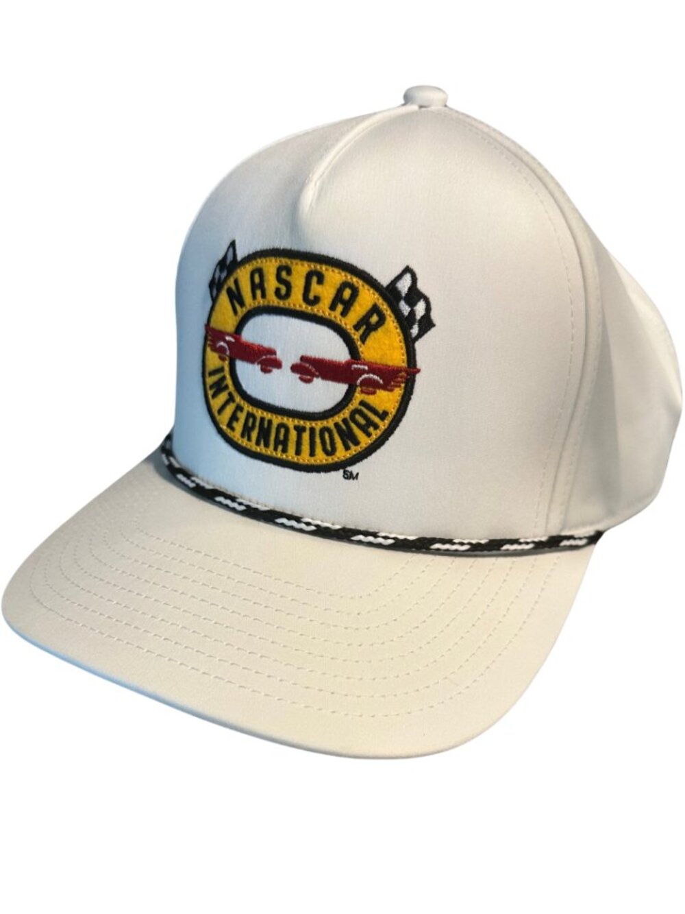 NASCAR International White Rope Snapback Hat